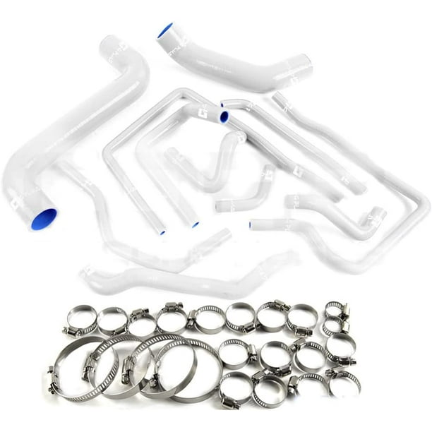 GPLUS Silicone Radiator Coolant Hose Kit Clamps Fit for 20022007