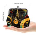 thumbnail image 2 of Note Travel Wallet - 0.7 Microfiber Coin Purse with Zinc Alloy Jaws, 4.3x4.7 in/11x12 cm - Organizer for Travel Essentials and Documents, 2 of 7