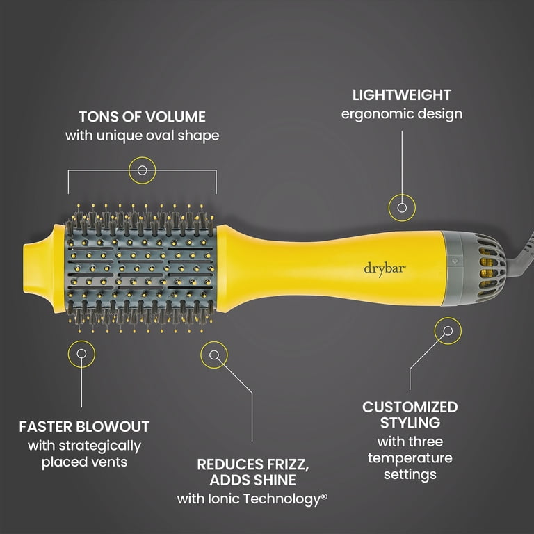 Drybar The Double Shot Oval Blow-Dryer Hair Brush - Walmart.com display picture 3