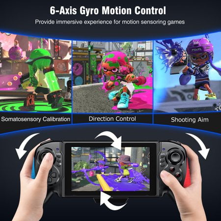 Manette Switch/OLED Contrôleur Mode Portable, Gyroscope à 6 Axes