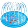 thumbnail image 1 of Children‘s Toys Water Spray Mat PVC Thickened Pet Bath Inflatable Pool Bath Outdoor Games Dog Toys Mat  Lawn Swimming Pool Mat, 1 of 6