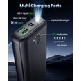 thumbnail image 5 of morfec 40000mAh Power Bank 22.5W Fast Charging, Portable Charger for LED Indicator, Travel Essential Battery Pack for iPhone Samsung, Camping, 5 of 7