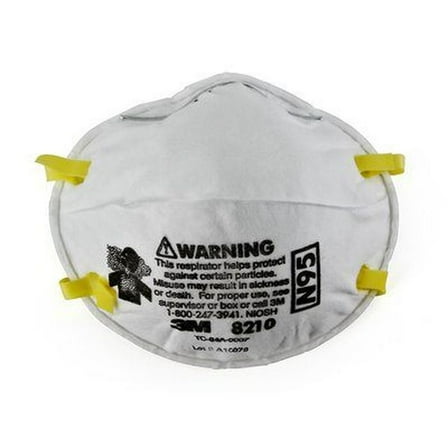 3M Particulate Respirator 8210, N95, Box of 20