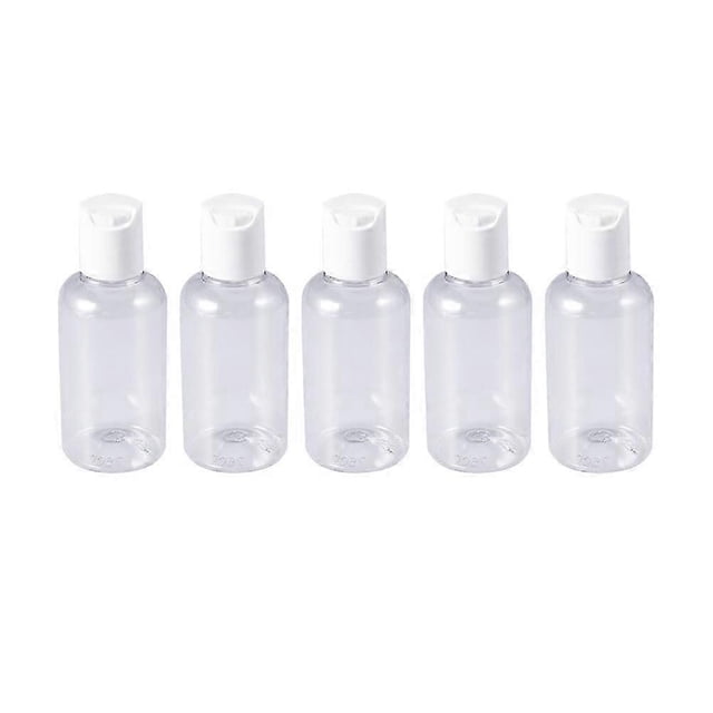 10PCS 75ml Refillable Travel Bottles for Shampoo Cream Lotion Random Color