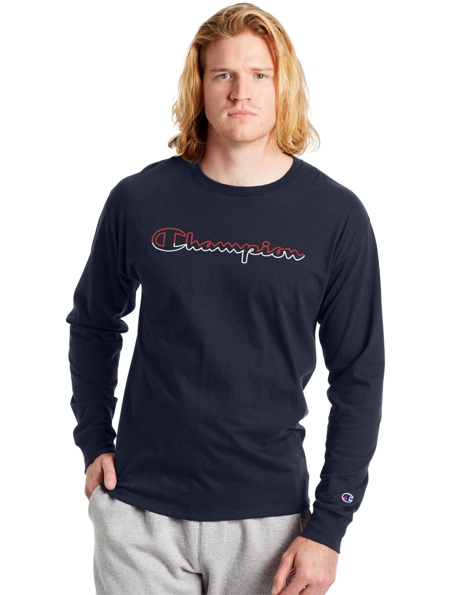 champion classic jersey long sleeve tee