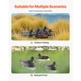 thumbnail image 3 of VEVOR Duck Decoys, Realistic Floating Duck Decoys, Weight Forward Swim, Plastic Duck Hunting Decoy Outdoor for Hunting, for Pool,Pond,and Lake,Garden Yard Decoration,Easy to Carry and Use,6-Pack, 3 of 9