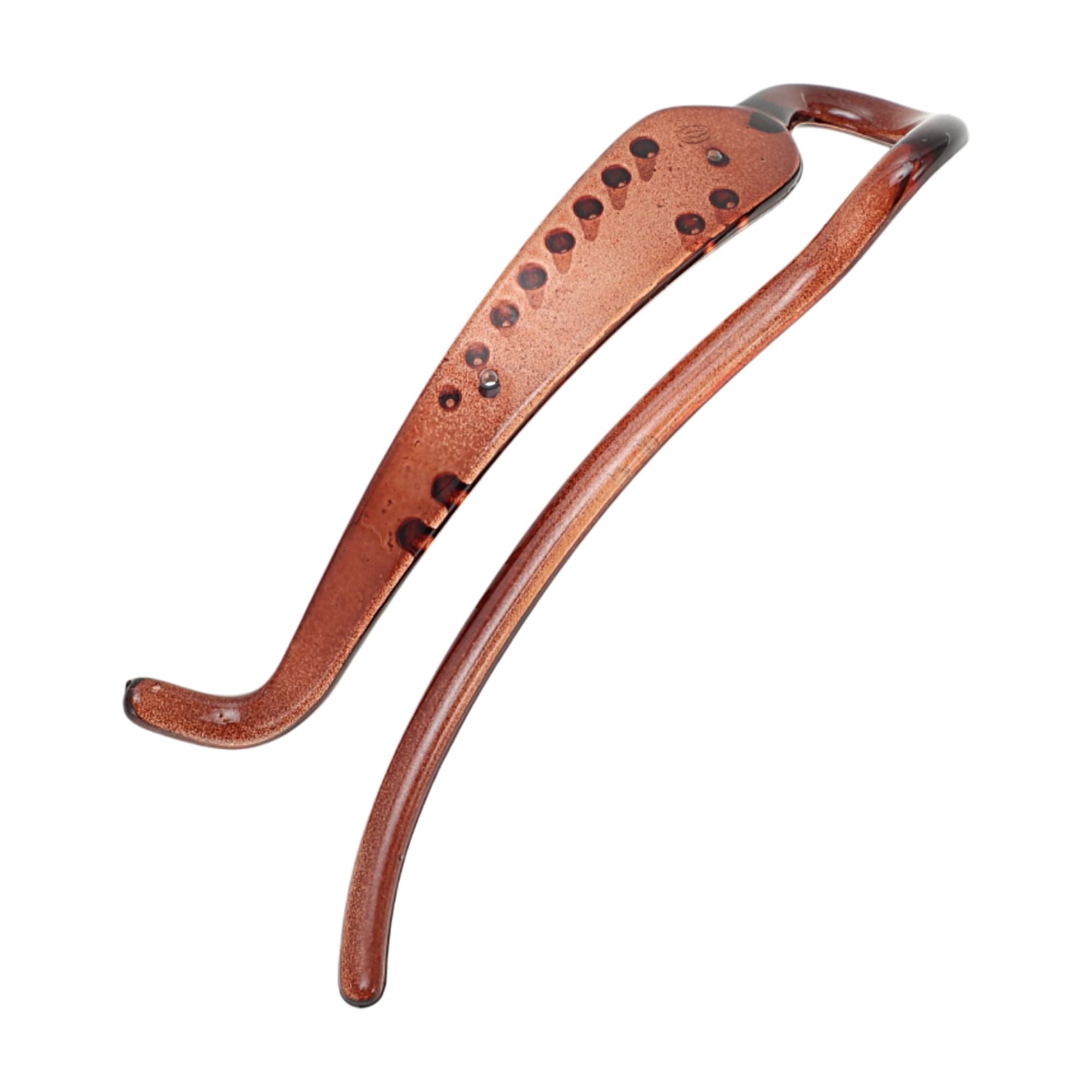 Unique Bargains Fashion Simple Twist Hair Clips for Hairdo Styling and Daily Brown