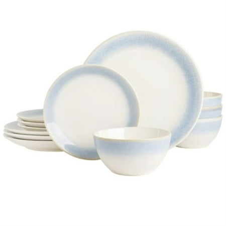 

Gibson 123649.12 12 Piece Martha Stewart Dinnerware Set Blue