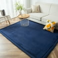 thumbnail image 6 of Baby Play Mat with Non-Slip Backing, 1.2" Thick Memory Foam Soft Padded Carpet for Living Room/Bedroom, 3x5 ft Rug Living Room for Kids, Toddler, Children, Nusery (Navy), 6 of 7