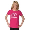 thumbnail image 4 of Love You To Mountains Hiking Couple Womens Fitted Plus Size Graphic Tee Brisco Brands 3X, 4 of 5