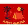 thumbnail image 2 of Adventure Society Happy Camper Red Men's Crew Neck Short Sleeve Tee-Medium, 2 of 2