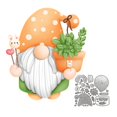 thumbnail image 5 of Troqueles de corte para álbumes de recortes 2024 Primavera Navidad Papá Noel Jardinería Plantillas de Papá Noel para tarjetas de papel Fabricación de tarjetas navideñas Relieve, 5 of 5