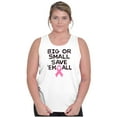 thumbnail image 3 of Big Or Small Save Them All Pink Tank Top Tee Shirt Women Brisco Brands X, 3 of 6