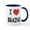 White/Navy Inside, variant on CafePress - I Heart Brains Mug - 11 oz Ceramic Mug - Novelty Coffee Tea Cup