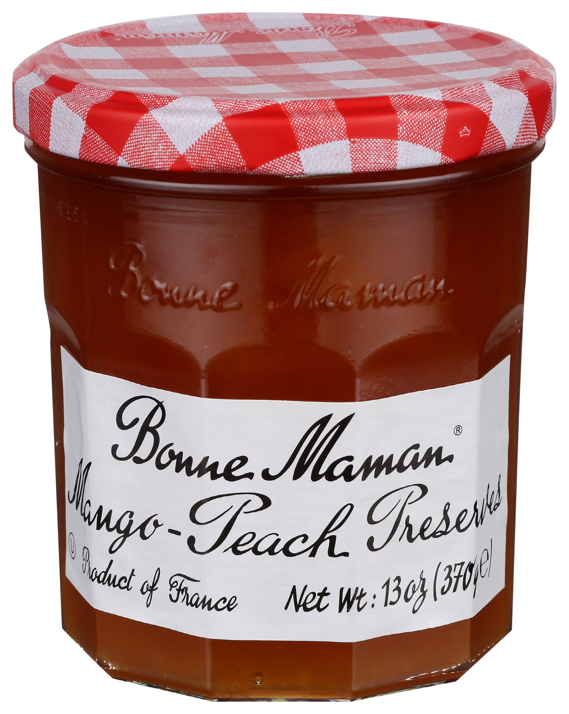 Pack of 6, Bonne Maman Mango-Peach Preserves, 13 oz