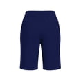 thumbnail image 4 of Guluxicc Women's Cropped Shorts with Pockets Elastic Waist Drawstring Straight Leg Bermuda Trousers for Summer Gym Workout, 4 of 5