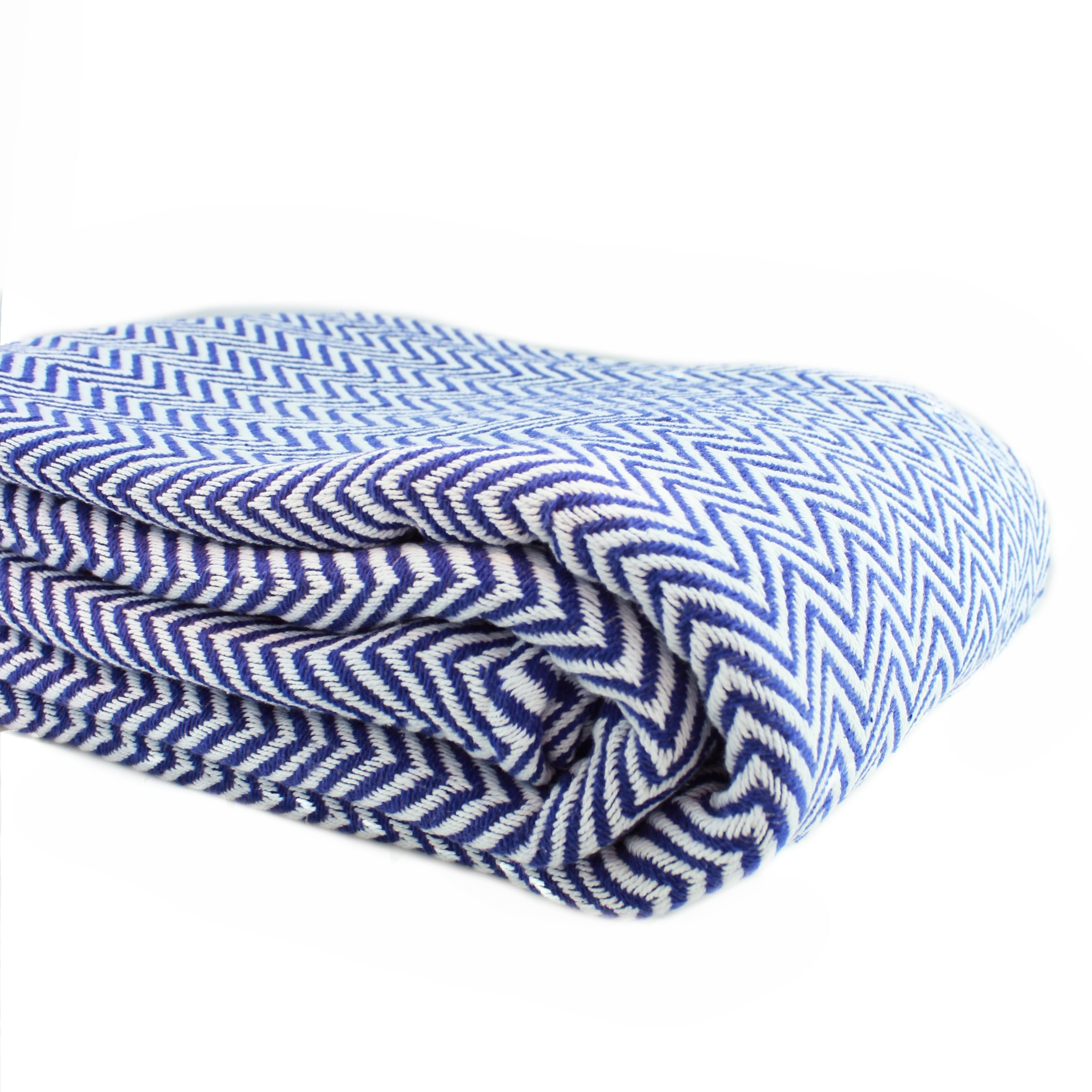 Melange Home Everyday Blanket Collect Yarn Dyed Herringbone Cotton