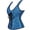 Black Blue, variant on Women's Gothic Brocade Strap Plus Size Bustiers Corset Top Purple 4XL
