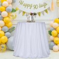 thumbnail image 3 of Mantel PartyDelight con lentejuelas blancas, rectangular, 122 x 183 cm, 3 of 6