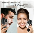thumbnail image 6 of Facial Cleansing Brush, Electric Face Scrubber Rechargeable Exfoliator IPX-7 Waterproof Rotating Cleanser for Exfoliating, Massaging and Deep Cleansing for Women & Men with 4 Brush Heads Black, 6 of 7