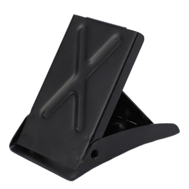 DYNWAVECA Wheel Chock Wheel Wedge Anti Slip Reliable Convenient Portable Heavy Duty Tire Stop for Trucks Car RV SUV Travel Trailer Black
