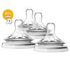 Philips Avent Natural Baby Bottle Fast Flow Nipple, 6M+, 4pk, SCF654/43