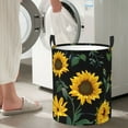 thumbnail image 5 of ZICANCN Laundry Basket Organizer, Blooming Sunflower Decoration Collapsible Hamper for Bathroom Bedroom Laundry Room, Small Size, 5 of 7