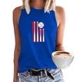thumbnail image 2 of IROINNID Women's Casual Summer Loose Tops V-Neck Sleeveless Printing Comfy Vest, 2 of 2