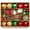 Red/Green/Gold, variant on DR.Planzen 96PCS Christmas Ball Ornaments Set, Red Green Gold Ornaments, Christmas Tree Decorations, Xmas Ornaments - 9 Shapes, 1.2-4.8in Holiday Decor with 100 Hanging Strings