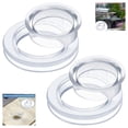thumbnail image 4 of Tapa de anillo de paraguas de silicona 2 piezas transparente Bearachild, 4 of 6