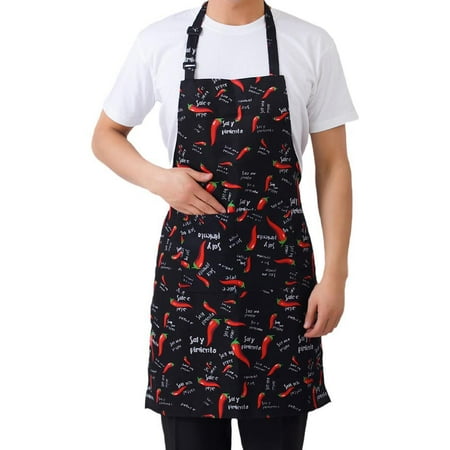 

Adult Apron Striped Chef Waiter Apron Kitchen Cook With 2 Apron Pockets AU stock X8D0