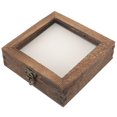 thumbnail image 1 of Dsseng Boîte d'Exposition de Spécimens de Papillon, Étui Anti-Insectes, Étagères, Armoire, Organisateurs de Bijoux et Bijoux, Cadre Photo en Bois, Tissu, 1 of 6