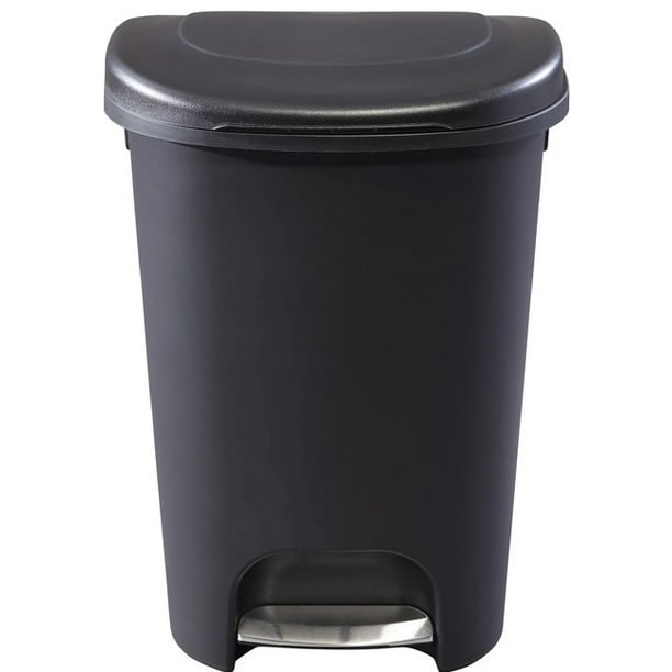 Rubbermaid Premium Slow Close Step On, Rubbermaid Tall Round Trash Can