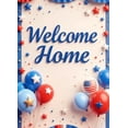thumbnail image 4 of Red White Blue Balloon Welcome Home Banner Decorative Stars Patriotic Theme for Homecoming Welcome Party Indoor Decor, 4 of 8