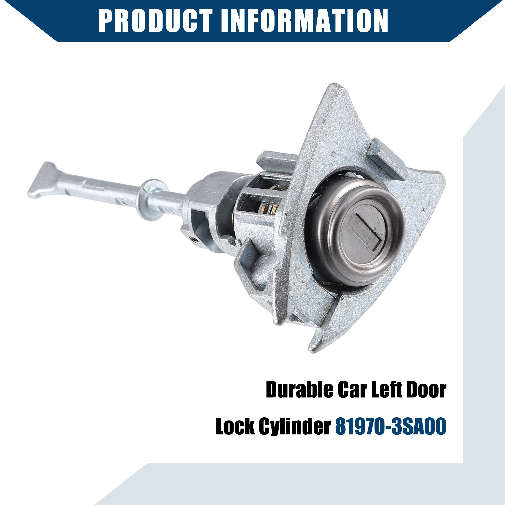 Unique Bargains 81970-3SA00 81250-3SA00 Car Full Lock Cylinder Ignition Switch for Hyundai Sonata 2009-2014