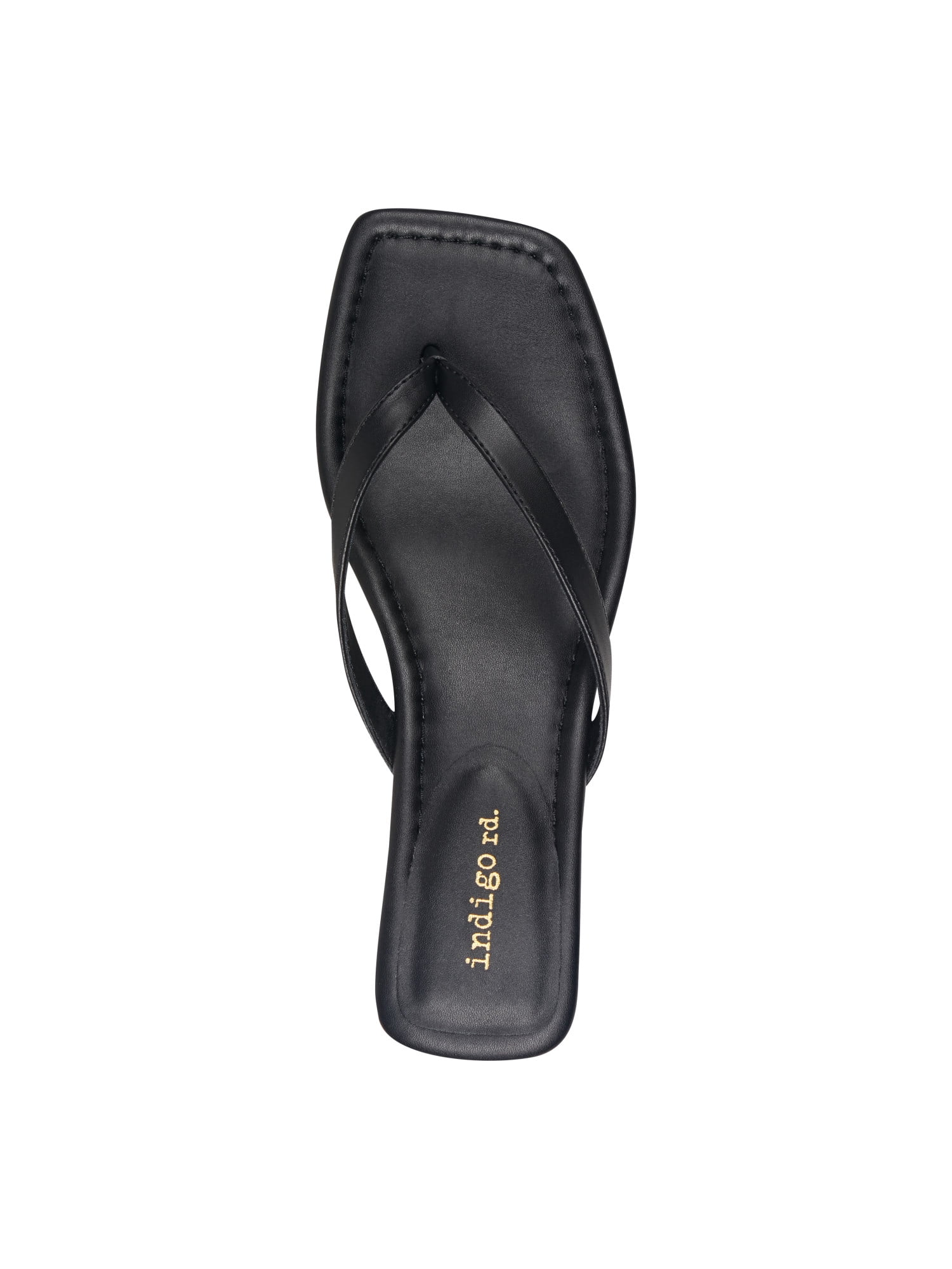 indigo rd Women's Yurma Slide On Thong Block Heel Sandal