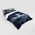 thumbnail image 3 of Ambesonne Blue Bedding Set 3 Pcs, Stromy Sky over Mountains, Twin, Blue, 3 of 3