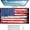American Flag mouse pad, variant on Oversized American Flag Computer Desk Pad, Non Slip Keyboard Pad, Custom Thick Seam Edge Office and Home Mouse Pad 35.4 x 15.7 Inches