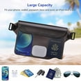 thumbnail image 4 of IPX8 Sacoche Étanche avec Ceinture Réglable Écran Touchable Sac Sec avec Ceinture Réglable pour la Plage Plongée en Apnée Kayak de Pêche, 4 of 8