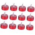 thumbnail image 1 of jifeng Tea Lights Ornament LED Candle Lamp Red Red Warm White, 1 of 9