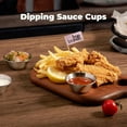 thumbnail image 4 of [24 Pack 1.5 oz Stainless Steel Dipping Sauce Cups, Reusable Metal Ramekins, Commercial Grade Condiment Bowls, Individual Portion Cups, Small Round Au Jus Cup for Home, Restaurant, 4 of 7