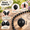 Black-6 inch, variant on Clear 6 Inch Link Balloons, 100 Pack Small Bubble Tail Balloons for Party Decorations