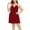 Red, variant on Women Plus Size Nightgown Lace Chemise Sleepwear V-neck Sexy Sleepwear Modal Babydoll Loungewear Pajamas Dress,Red XL-4XL