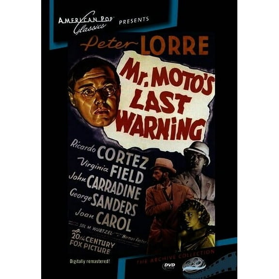 Mr. Moto's Last Warning (DVD), American Pop Classic, Action & Adventure