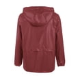 thumbnail image 6 of COOFANDY Mens Rain Jacket Packable Rain Jacket Lightweight Waterproof Raincoat with Hood Outdoor Rain Gear Travel Hiking Cycling, 6 of 12