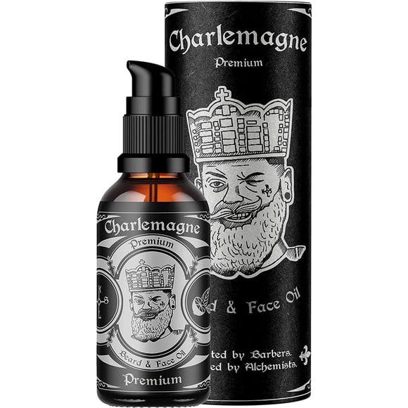 Aceite para Barba Charlemagne 30 ml Vegano con Aroma a Cuero