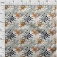thumbnail image 3 of oneOone Polyester Spandex White Fabric Tropical Leaf With Texture Craft Projects Decor Fabric Printed By The Yard 56 Inch Wide, 3 of 4