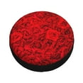 thumbnail image 3 of Gaeub Red Rose 14-17in Tire Cover, Spare Tire Cover, for Camper Caravan, Trailer, Car, Truck, SUV, Jeep - 15 inch, 3 of 9