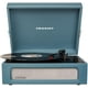 thumbnail image 1 of Crosley CR8017B-WB Voyager Vintage Tocadiscos de vinilo portátil con entrada/salida Bluetooth y altavoces integrados, azul lavado, 1 of 5