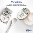 thumbnail image 4 of Avery Matte White Round Labels with Sure Feed, 2.5" diameter, 900 Matte White Printable Labels, 4 of 4
